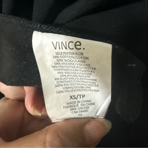 Vince women’s tweed wool cotton shift dress black beige size XS. - Picture 5 of 5